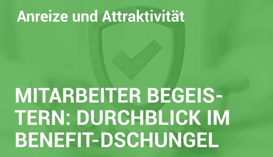 Employer Branding Campus - Seminar - Mitarbeiter begeistern: Durchblick im Benefit-Dschungel